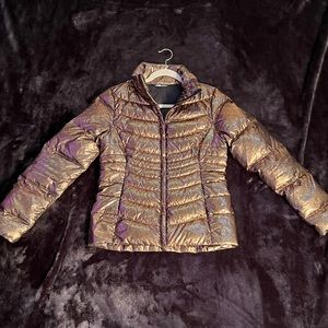 Gold Womens North Face Puffer